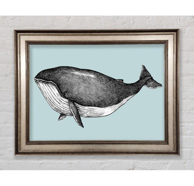 Big Fat Whale Framed Print Bright Star Size: 59.7cm H x 84.1cm W on Productcaster.