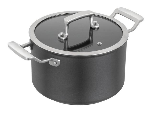 Kuhn Rikon New Life Pro Swiss Made Recycled Aluminium Induction Safe Casserole Pot Kuhn Rikon Size: 24cm / 6L on Productcaster.