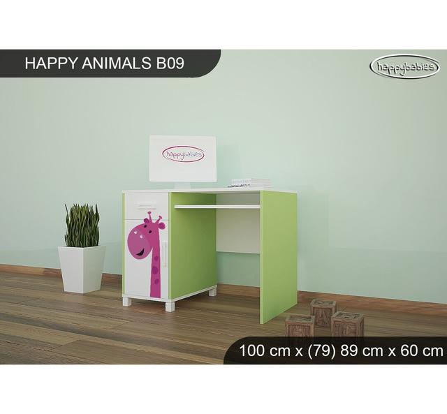 100cm Writing Desk Happy Babies Base Colour: Green on Productcaster.