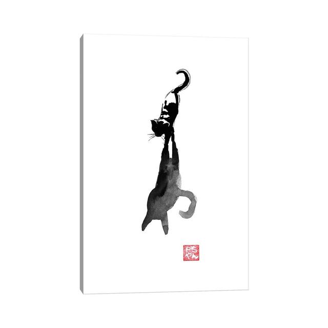 The Shadow Of The Cat by Péchane - Print on Canvas Bloomsbury Market Format: Wrapped Canvas, Size: 101.6cm H x 66.04cm W x 1.91cm D on Productcaster.