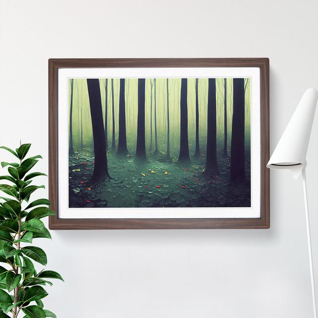 Fairy Forest Vol.3 - Picture Frame Art Prints Alpen Home Size: 46cm H x 64cm W x 2cm D, Frame Colour: Walnut on Productcaster.