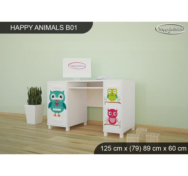 Computertisch Animals Happy Babies Grundfarbe: Weiß on Productcaster.