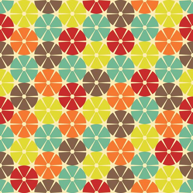 Geometric Pattern - Wrapped Canvas Print Metro Lane Size: 51cm H x 51cm W x 3.8cm D on Productcaster.