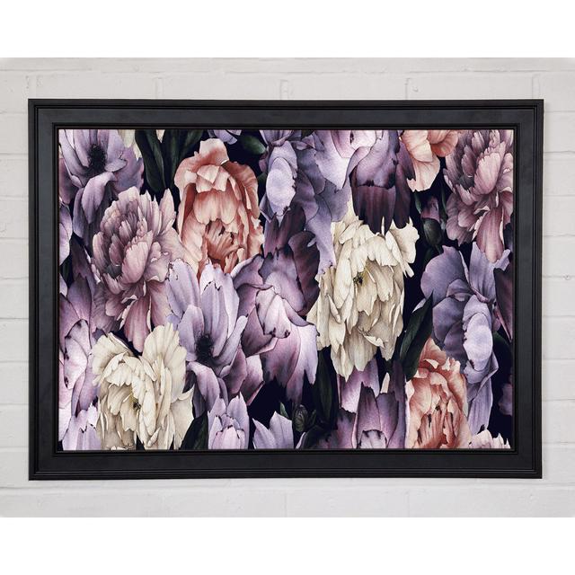 Carnation Petal Cluster Framed Print Mercer41 Size: 29.7cm H x 42cm W x 1.5cm D on Productcaster.