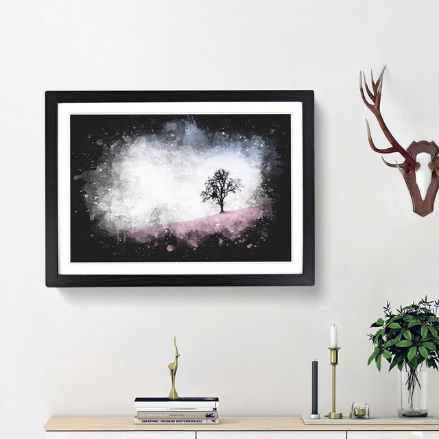 The Tree Swing - Picture Frame Graphic Art Print East Urban Home Frame Option: Black Framed, Size: 27cm H x 36cm W x 2cm D on Productcaster.