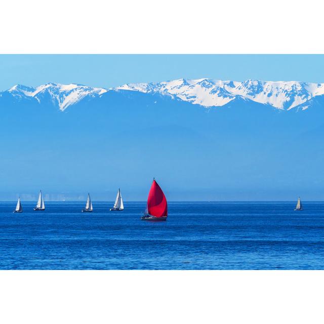 Sailing Regatta by YayaErnst - Wrapped Canvas Print Breakwater Bay Size: 61cm H x 91cm W on Productcaster.