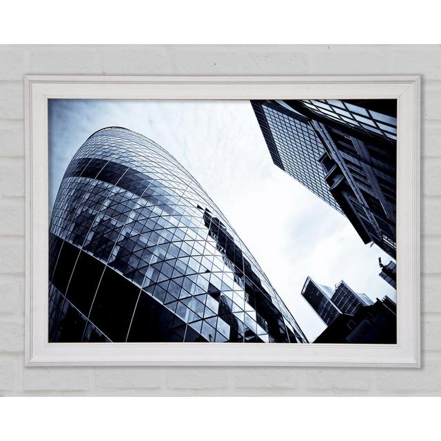 London The Gherkin Framed Print Bright Star Size: 84.1cm H x 118.9cm W x 1.5cm D on Productcaster.