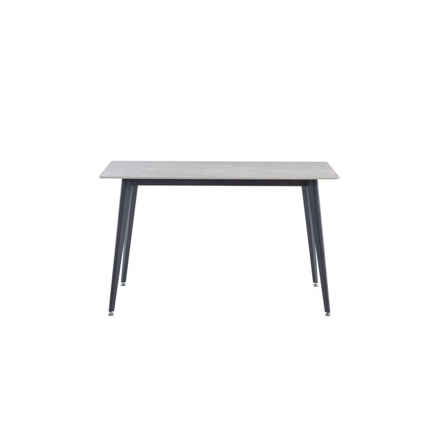 Rectangular Dining Table World Furniture Size: H76 x L130 x W70cm, Table Top Colour: Grey on Productcaster.