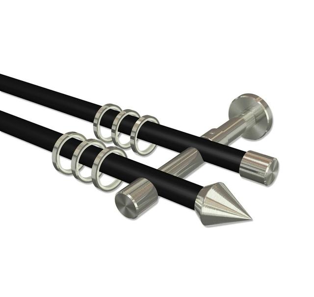 Ralls Curtain Pole Set Symple Stuff Size: 5cm H x 280cm W x 15cm D on Productcaster.