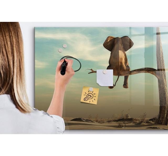 Magnetic Glass Dry Erase Board East Urban Home on Productcaster.