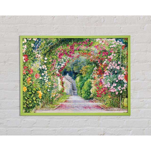 Calvon the British Garden of Flowers - Single Picture Frame Art Prints Ophelia & Co. Size: 42cm H x 59.7cm W x 2cm D on Productcaster.