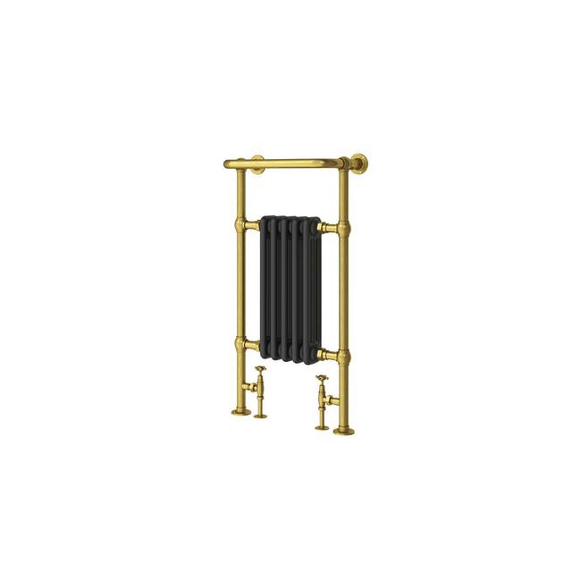 Bowden Vertical Traditional Towel Rail Belfry Heating Finish: Gold/White on Productcaster.