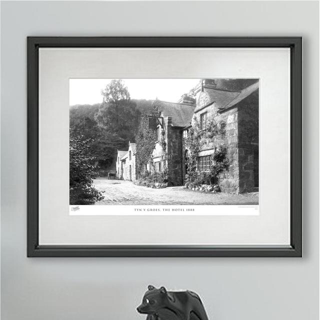 'Tyn Y Groes, the Hotel 1888' by Francis Frith - Picture Frame Photograph Print on Paper The Francis Frith Collection Size: 60cm H x 80cm W x 2.3cm D on Productcaster.