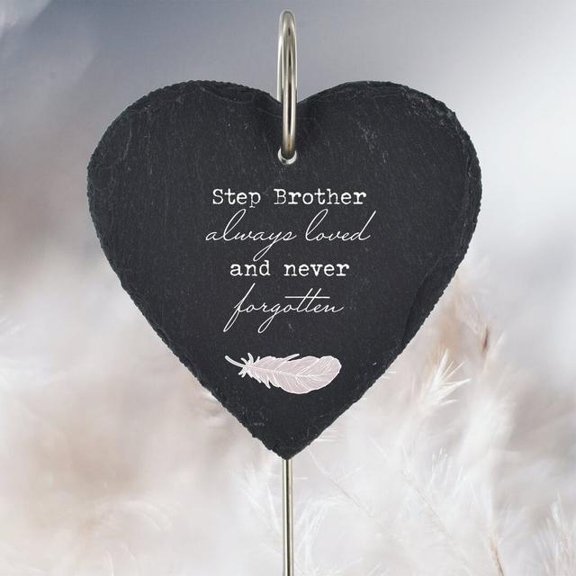 Waldo Feather Step Brother Always Loved 2 Pieces Memorial Plaque Set The Seasonal Aisle on Productcaster.