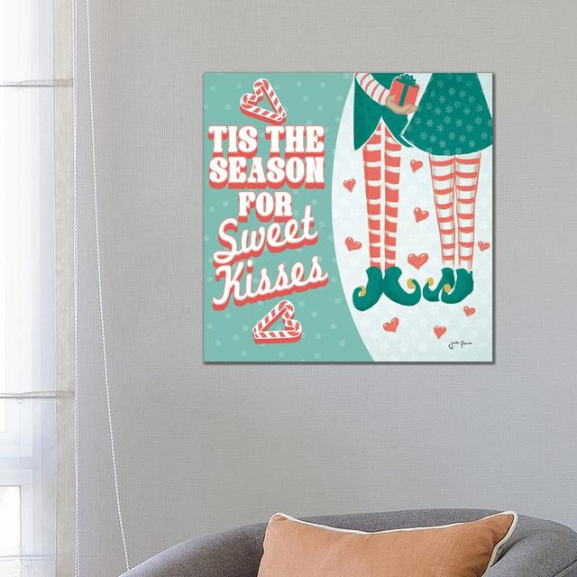 Vintage Christmas VIII by Janelle Penner - Wrapped Canvas Graphic Art The Seasonal Aisle Size: 66.04cm H x 66.04cm W x 1.905cm D on Productcaster.