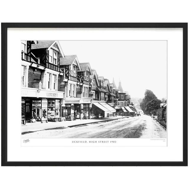 'Uckfield, High Street 1903' by Francis Frith - Picture Frame Photograph Print on Paper The Francis Frith Collection Size: 60cm H x 80cm W x 2.3cm D on Productcaster.