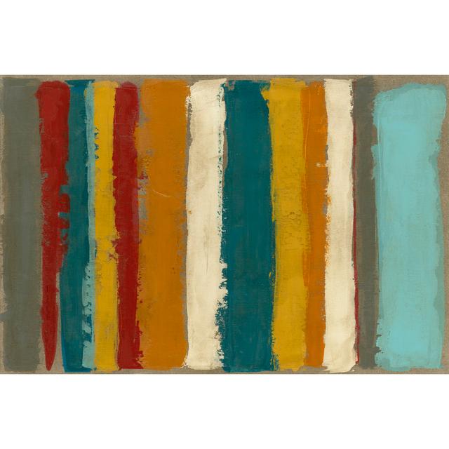 Vibrant Striation II Ivy Bronx Size: 61cm H x 91cm W x 3.8cm D on Productcaster.