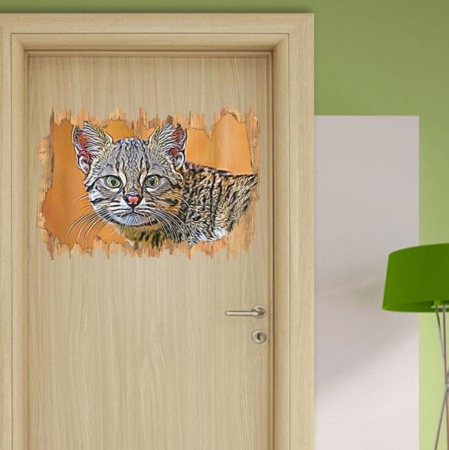 Wandtattoo Kleine Bengalkatze East Urban Home on Productcaster.