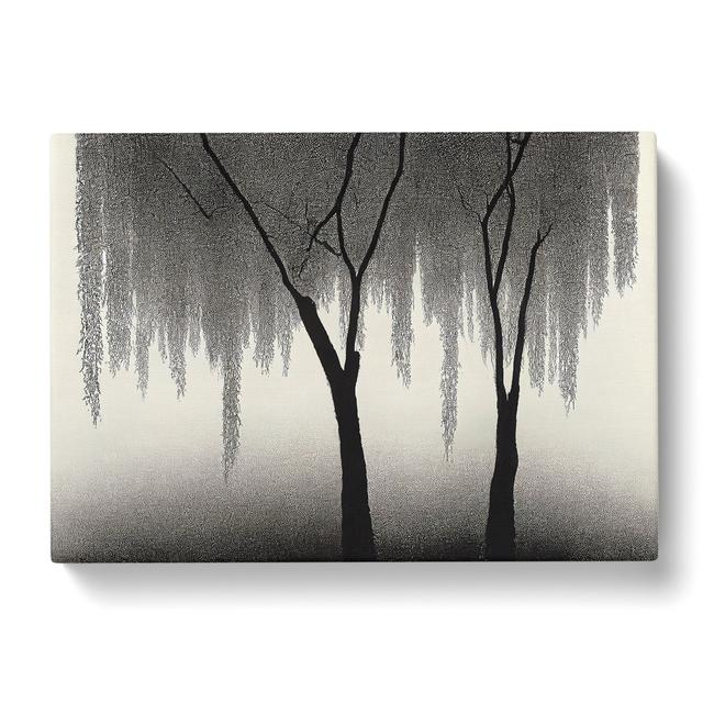 Peaceful Weeping Willow Trees - Wrapped Canvas Print ClassicLiving Size: 40cm H x 60cm W x 3cm D on Productcaster.