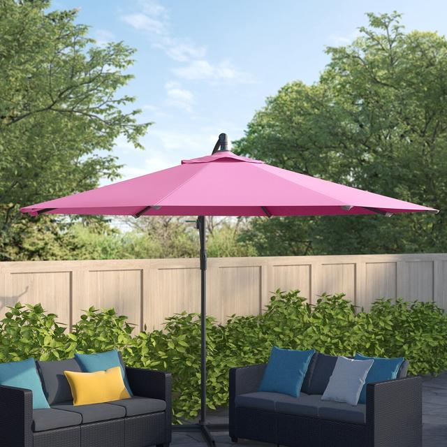 Amazonia 3m Cantilever Parasol Zipcode Design Colour: Red Wine on Productcaster.