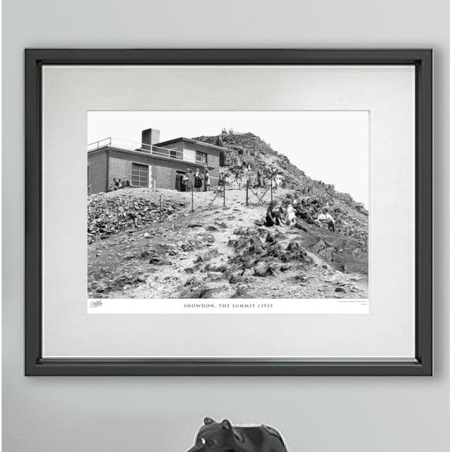 Snowdon, The Summit C1955 by Francis Frith - Single Picture Frame Print The Francis Frith Collection Size: 40cm H x 50cm W x 2.3cm D on Productcaster.