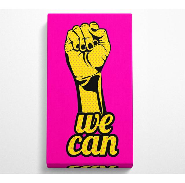 Cashus We Can - Wrapped Canvas Art Prints Latitude Vive Size: 203.2cm H x 101.6cm W x 1cm D on Productcaster.