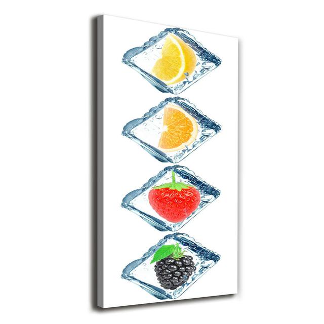 Fruit and Ice - Wrapped Canvas Art Prints Latitude Run on Productcaster.