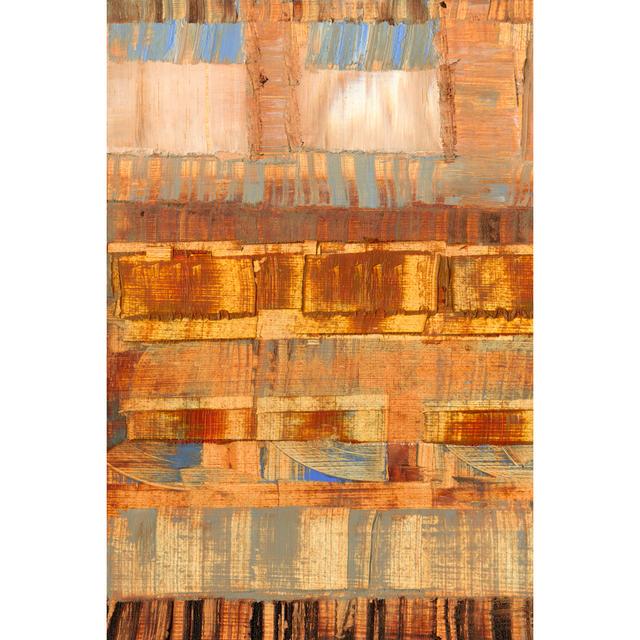 Striation I - Wrapped Canvas Art Prints Metro Lane Size: 91cm H x 61cm W x 3.8cm D on Productcaster.