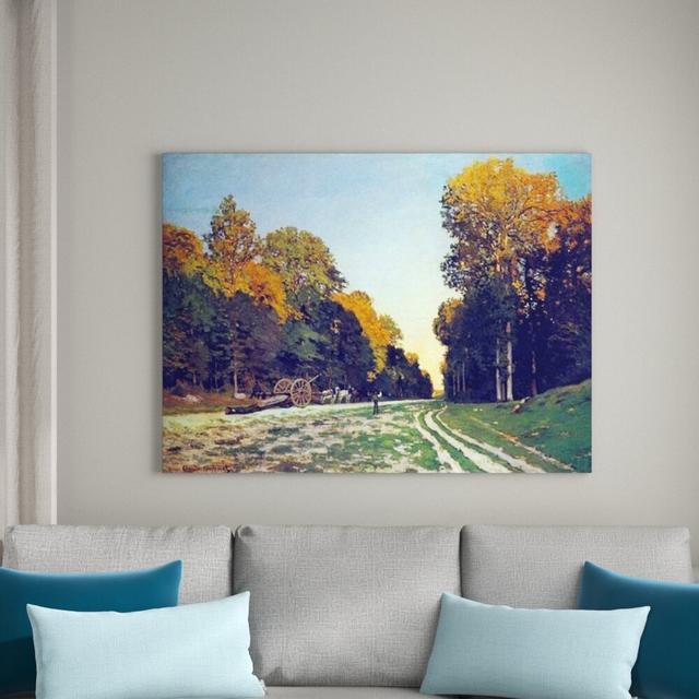 Claude Monet - Wrapped Canvas Painting East Urban Home Size: 60cm H x 80cm W x 1.8cm D on Productcaster.