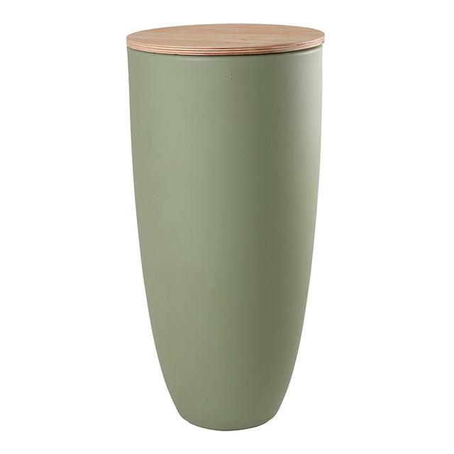 Tillie Plastic Plant Pot Sol 27 Outdoor Size: 100cm H x 49cm W x 49cm D, Colour: Mint on Productcaster.