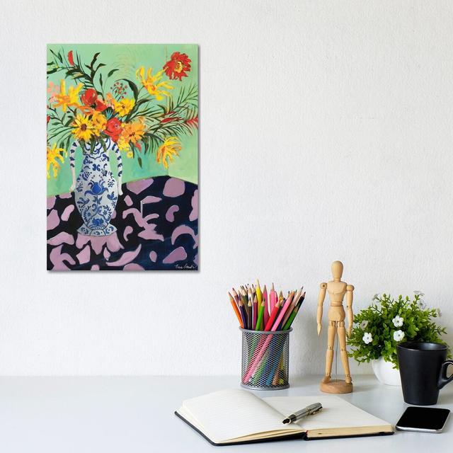 Blooming In Sunshine IV by Nina Ramos - Wrapped Canvas Painting ClassicLiving Size: 30.48cm H x 20.32cm W x 1.91cm D on Productcaster.