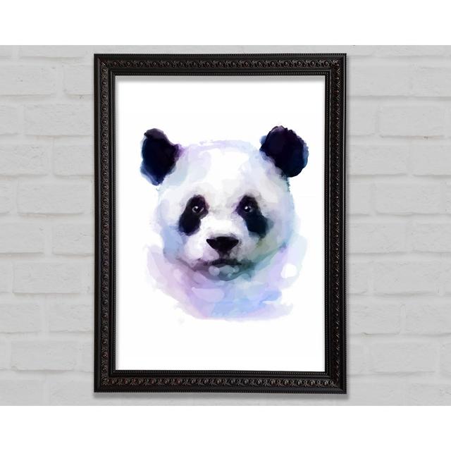 Panda Face Framed Print Bright Star Size: 59.7cm H x 84.1cm W on Productcaster.