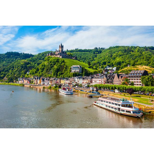 Salemburg Cochem Town Aerial View, Germany by Saiko3p - Print Breakwater Bay Size: 51 cm H x 76 cm W x 3.8 cm D on Productcaster.