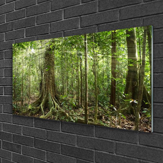 Nature Forest - Unframed Photograph on Glass Union Rustic on Productcaster.