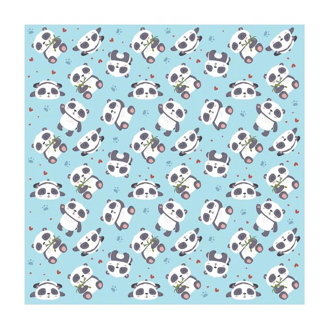 Daniyal Blue/White/Grey Indoor/Outdoor Rug Zoomie Kids Rug Size: Square 120cm on Productcaster.