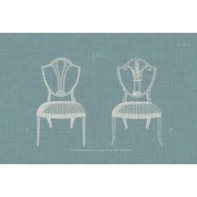 Hepplewhite Chairs II Fleur De Lis Living Size: 30cm H x 46cm W on Productcaster.