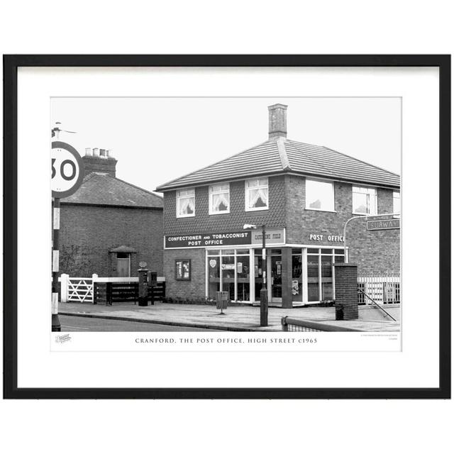 'Cranford, the Post Office, High Street C1965' by Francis Frith - Picture Frame Photograph Print on Paper The Francis Frith Collection Size: 40cm H x on Productcaster.