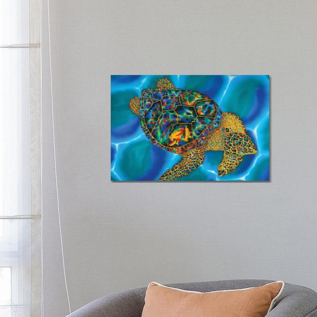 Caribbean Opal by Daniel Jean-Baptiste - Wrapped Canvas Gallery-Wrapped Canvas Giclée 17 Stories Size: 45.72cm H x 66.04cm W x 1.905cm D on Productcaster.