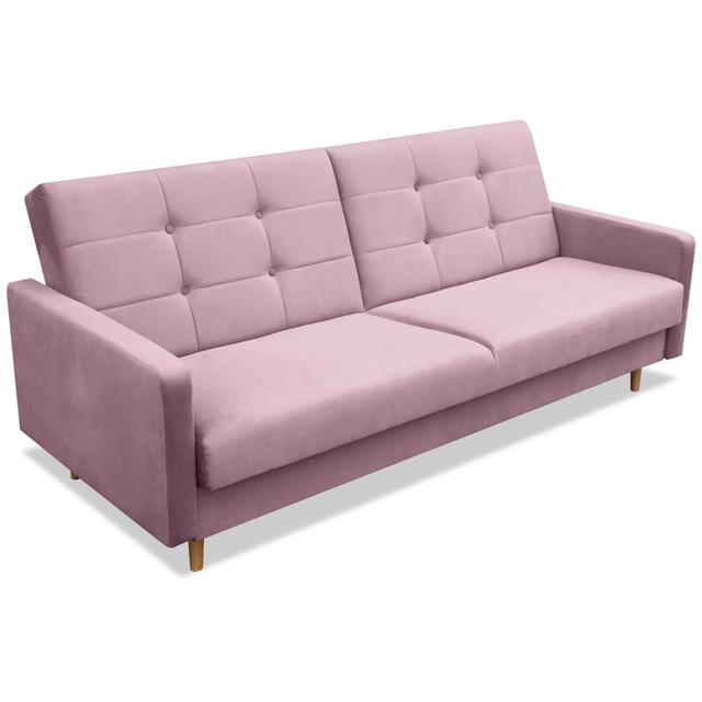 Sofa 17 Stories Polsterfarbe: Rosa on Productcaster.