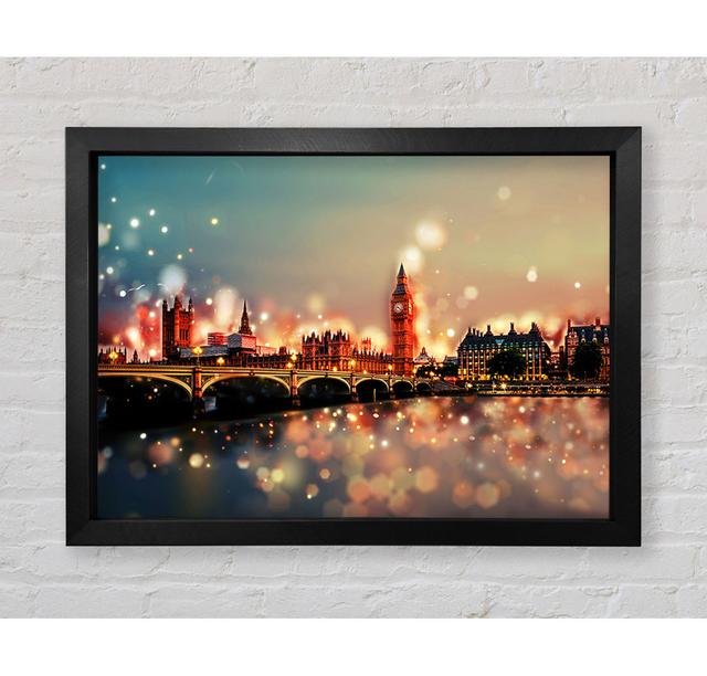 Bokeh London Houses Of Parliament - Print Bright Star Size: 84.1cm H x 118.9cm W on Productcaster.