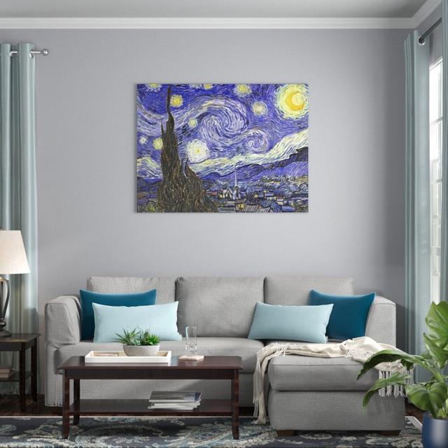 Vincent Van Gogh - No Frame Painting on Canvas East Urban Home Size: 90cm H x 120cm W x 1.8cm D on Productcaster.