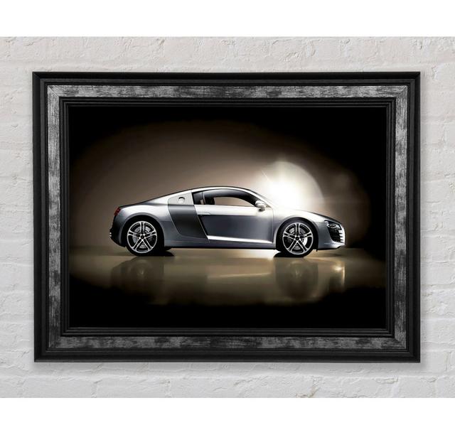 Audi R8 Side Profile - Single Picture Frame Art Prints Bright Star Size: 42cm H x 59.7cm W x 8cm D on Productcaster.