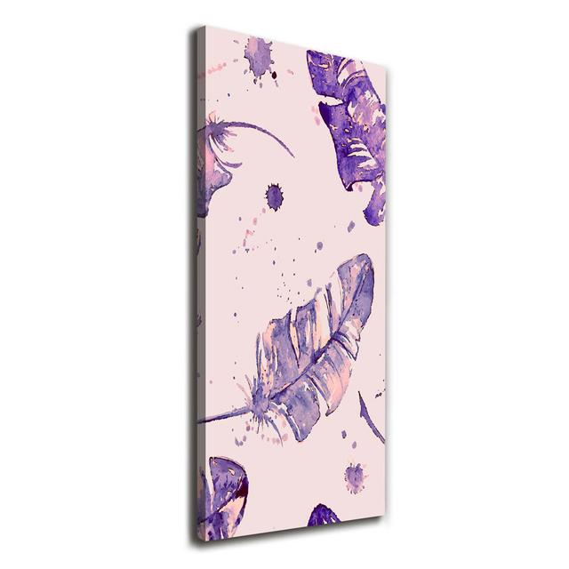 Feathers - Wrapped Canvas Art Prints Latitude Vive on Productcaster.