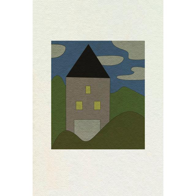 Mountain Houses II - No Frame Painting on Canvas Rosalind Wheeler Size: 46cm H x 30cm W x 3.8cm D on Productcaster.