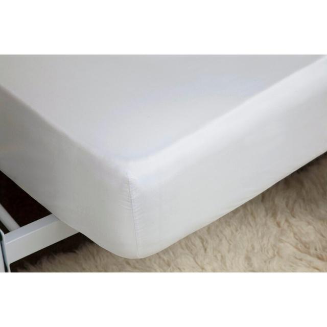 500 TC Premium Polycotton Fitted Sheet Belledorm Colour: White, Size: Super King (6') on Productcaster.