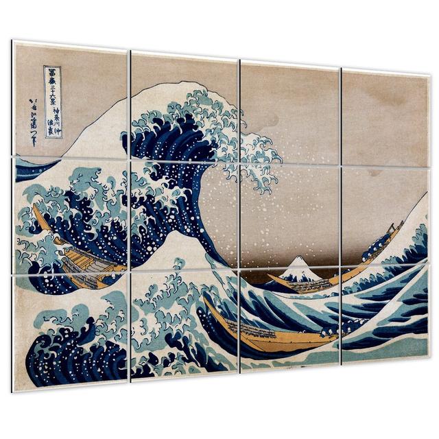 The Great Wave of Kanagawa by Katsushika Hokusai - 12 Piece Unframed Painting Rosalind Wheeler on Productcaster.