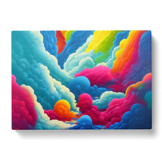 Colourful Clouds Vol.1 - Wrapped Canvas Graphic Art Metro Lane Size: 50cm H x 76cm W x 3cm D on Productcaster.