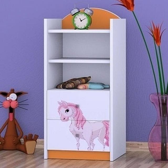 Karen 96cm H X 45cm W Chip Resistant Animals Kids Cube Isabelle & Max Colour: Orange on Productcaster.