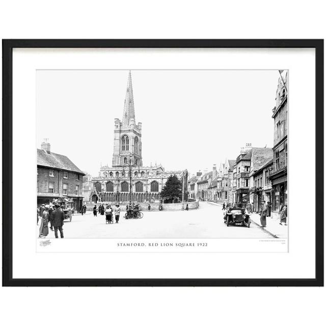 'Stamford, Red Lion Square 1922' by Francis Frith - Picture Frame Photograph Print on Paper The Francis Frith Collection Size: 60cm H x 80cm W x 2.3cm on Productcaster.