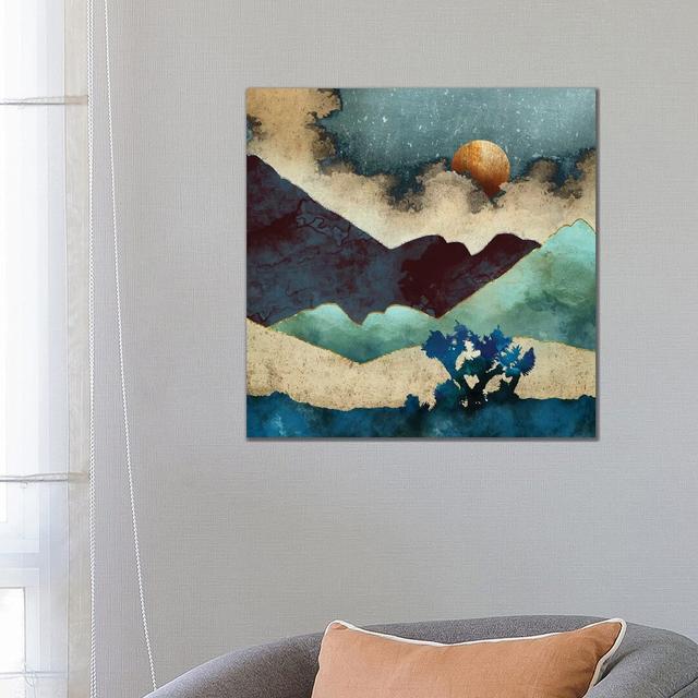 Evening Calm - Print on Canvas 17 Stories Format: Wrapped Canvas, Size: 66.04cm H x 66.04cm W x 1.91cm D on Productcaster.